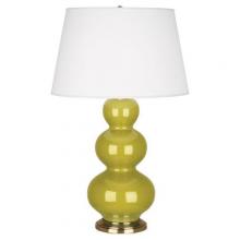  CI40X - Citron Triple Gourd Table Lamp