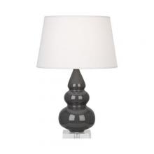  CR33X - Ash Small Triple Gourd Accent Lamp