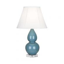  OB13 - Steel Blue Small Double Gourd Accent Lamp