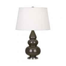  TE32X - Brown Tea Small Triple Gourd Accent Lamp