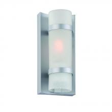  4700BS - Apollo Collection Wall-Mount 1-Light Outdoor Brushed Silver Light Fixture