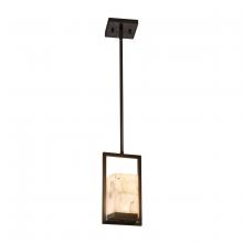 Justice Design Group ALR-7515W-DBRZ - Laguna 1-Light LED Outdoor Mini-Pendant