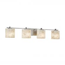 Justice Design Group ALR-8444-30-NCKL - Era 4-Light Bath Bar