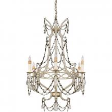  RMS5006AH - Six Light Silver Up Chandelier