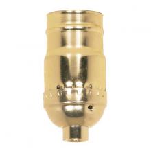  80/1669 - Standard Keyless Socket; 1/8 IPS; Aluminum; Brite Gilt Finish; 660W; 250V