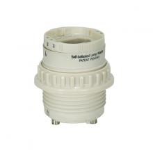  80/1857 - Phenolic Self-Ballasted CFL Lampholder With Uno Ring; 277V, 60Hz, 0.30A; 26W G24q-3 And GX24q-3;