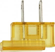  90/2040 - Slide Plug; Polarized; 18/2-SPT-2; 8A-125V; Gold Finish