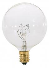  A3922 - 25 Watt G16 1/2 Incandescent; Clear; 2500 Average rated hours; 186 Lumens; Candelabra base; 130 Volt