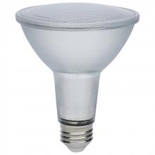  S11497 - 12 Watt Econo LED PAR30LN; 3000K; 35 Degree Beam Angle; Medium Base; 120-277 Volt; Silver Finish