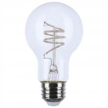  S11521 - 6 Watt LED; Reminiscent; Flex Gray Coil Filament; A19; Medium Base; 2700K CCT; Clear; 120 Volt