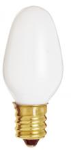  S3681 - 4 Watt C7 Incandescent; White; 3000 Average rated hours; 8 Lumens; Candelabra base; 120 Volt