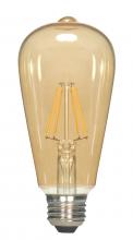  S9577 - 2.5 Watt ST19 LED; Transparent Amber; Medium base; 2000K; 220 Lumens; 120 Volt