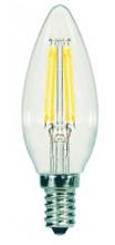  S21274 - 5.5 Watt B11 LED; Clear; Candelabra base; 90 CRI; 3000K; 120 Volt