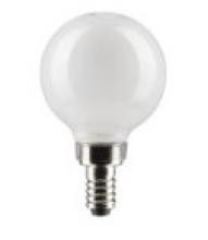  S21812 - 4.5 Watt G16.5 LED; White; Candelabra Base; 2700K; 350 Lumens; 120 Volt; 2-Pack