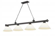  2306-4BRZ-AMO14 - 4 Light Billiard