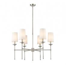  3033-6BN - 6 Light Chandelier