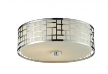  328F16-CH - 3 Light Flush Mount