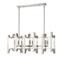  4000-34BN - 6 Light Linear Chandelier