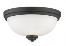  443F2-BRZ - 2 Light Flush Mount