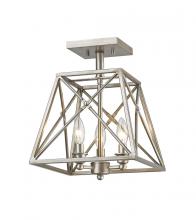  447SF-AS - 3 Light Semi Flush Mount