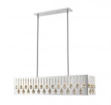  453-43CH - 7 Light Linear Chandelier