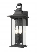  5017B-BK - 4 Light Outdoor Wall Light