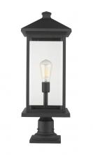  531PHBXLR-533PM-BK - 1 Light Outdoor Pier Mounted Fixture