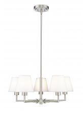  744-26R-BN - 5 Light Chandelier