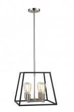  10464 BK/BN - Adams 15" wide Pendant