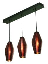  MLAP13CPLNR3 - Mila 3 Light Linear Pendant,120V,Black