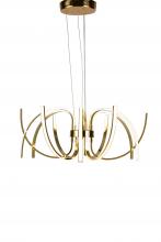 Bethel International TR01 - LED Chandelier Gold