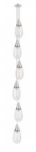  106-450-1P-PN-G450-6SCL - Malone - 6 Light - 8 inch - Polished Nickel - Multi Pendant