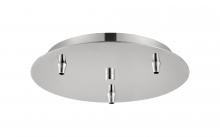  113-PN - 3 Light Round Multi Port Canopy