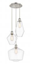  113B-3P-PN-G652-MU - Cindyrella 3 Light 14 inch Multi-Pendant