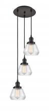  113F-3P-OB-G172 - Fulton - 3 Light - 14 inch - Oil Rubbed Bronze - Cord hung - Multi Pendant