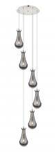  116-451-1P-PN-G451-5SM - Owego - 6 Light - 16 inch - Polished Nickel - Multi Pendant