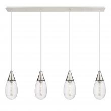  124-450-1P-PN-G450-6SCL - Malone - 4 Light - 50 inch - Polished Nickel - Linear Pendant