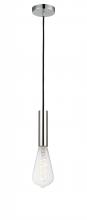  198-1P-PC-BB95LED - Edison - 1 Light - 4 inch - Polished Chrome - Cord hung - Mini Pendant