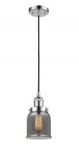  201C-PC-G53-LED - Bell - 1 Light - 5 inch - Polished Chrome - Cord hung - Mini Pendant