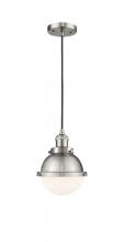  201C-SN-HFS-61-SN - Hampden - 1 Light - 7 inch - Brushed Satin Nickel - Cord hung - Mini Pendant