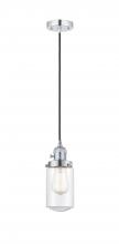  201CSW-PC-G312 - Dover - 1 Light - 5 inch - Polished Chrome - Cord hung - Mini Pendant