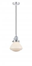  201CSW-PC-G321 - Olean - 1 Light - 7 inch - Polished Chrome - Cord hung - Mini Pendant