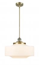  201S-AB-G691-16 - Bridgeton - 1 Light - 12 inch - Antique Brass - Stem Hung - Mini Pendant