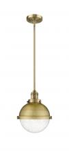  201S-BB-HFS-84-BB - Hampden - 1 Light - 9 inch - Brushed Brass - Stem Hung - Mini Pendant