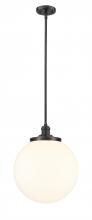  201S-OB-G201-14 - Beacon - 1 Light - 14 inch - Oil Rubbed Bronze - Stem Hung - Pendant