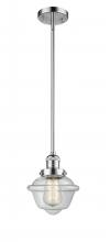  201S-PC-G532 - Oxford - 1 Light - 8 inch - Polished Chrome - Stem Hung - Mini Pendant