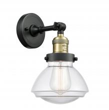  203-BAB-G322 - Olean - 1 Light - 7 inch - Black Antique Brass - Sconce