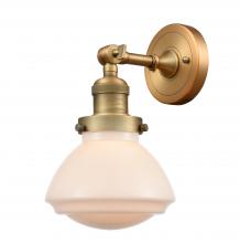  203-BB-G321 - Olean - 1 Light - 7 inch - Brushed Brass - Sconce