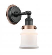  203BK-BPAC-HRAC-G181S - Canton - 1 Light - 5 inch - Matte Black - Sconce