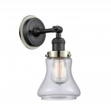  203BK-BPPN-HRPN-G192 - Bellmont - 1 Light - 7 inch - Matte Black - Sconce